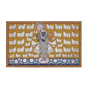 Silver Gopashtami Pichwai