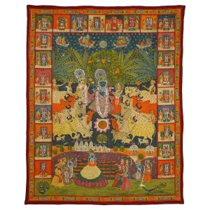 Gopashtami Pichwai with 24 Swaroop